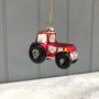 Christmas Hanging Tractor Decoration, thumbnail 4 of 9