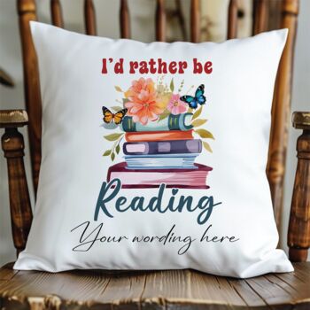 Personalised Book Reading Gift Cushion Collection, 6 of 12
