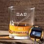 Personalised Plumber Whiskey Glass Tumbler Gift Set, thumbnail 1 of 4