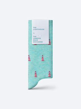 The Lighthouse – Luxury Seaside Themed Socks, 2 of 7