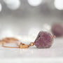 Raw Ruby Necklace, thumbnail 5 of 7