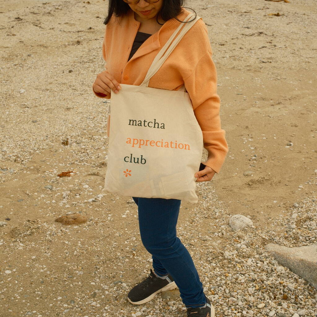 Haru Matcha Tote Bag, 1 of 2