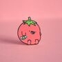 Tomato Enamel Pin | Cute Pin Badges, thumbnail 4 of 5