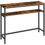 Two Tier Hallway Console Table With Adjustable Shelf, thumbnail 10 of 11