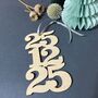 Personalised Christmas Date Decoration, thumbnail 3 of 9
