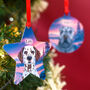 Personalised Dog Christmas Winter Wonderland Decoration, thumbnail 1 of 12