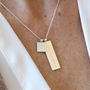 Personalised Handmade Silver Necklace With A Mantra, thumbnail 1 of 4