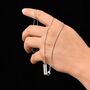 Customisable Silver Snake Chain Necklace, thumbnail 2 of 9
