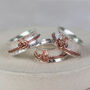 Sterling Silver And Copper Love Knot Spinner Ring, thumbnail 2 of 4
