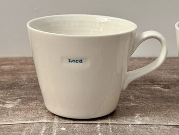 White 'Lord' And 'Lady' Mugs, 3 of 5