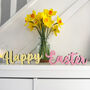Personalised Happy Easter Wooden Standing Sign, thumbnail 1 of 5