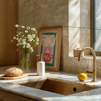 Fancy A Brew Kitchen Wall Art Print, 6 of 8