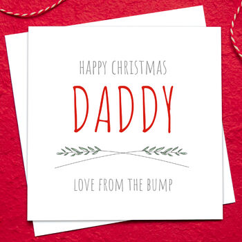 To Daddy Personalised Christmas Card, 3 of 5