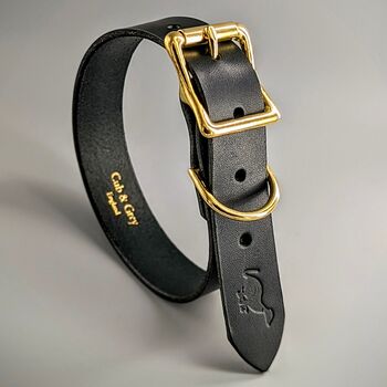 Personalised Luxury Leather Dog Collar, 9 of 12