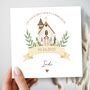 First Holy Communion Card For Goddaughter, Godson, Baptism Church Design, thumbnail 1 of 2
