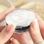 Personalised Floral Heart Compact Mirror, thumbnail 1 of 4