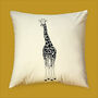 Giraffe Print Cushion Cover, thumbnail 1 of 3