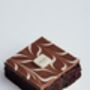 Luxury Festive Brownie Gift Box Six Piece, thumbnail 3 of 9