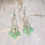 Green Moonstone Earring, thumbnail 3 of 3