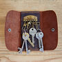 Personalised Buffalo Leather Key Holder, thumbnail 4 of 9