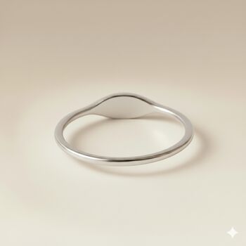 Personalised Inital Signet Ring, 2 of 10