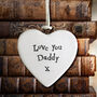 'Love You Daddy' Heart Message Token Gift, thumbnail 1 of 2