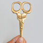 Skull Scissors For Embroidery And Crafts, thumbnail 1 of 6