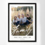 Personalised Family Photo And Words Print, thumbnail 1 of 9