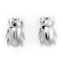 Chafer Beetle Stud Earrings Sterling Silver, thumbnail 3 of 7