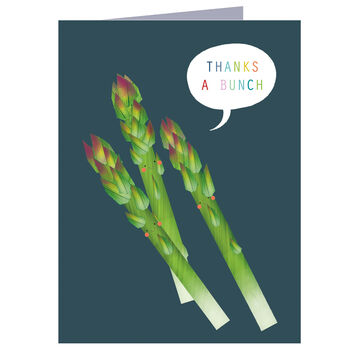 Mini Asparagus Greetings Card, 2 of 4