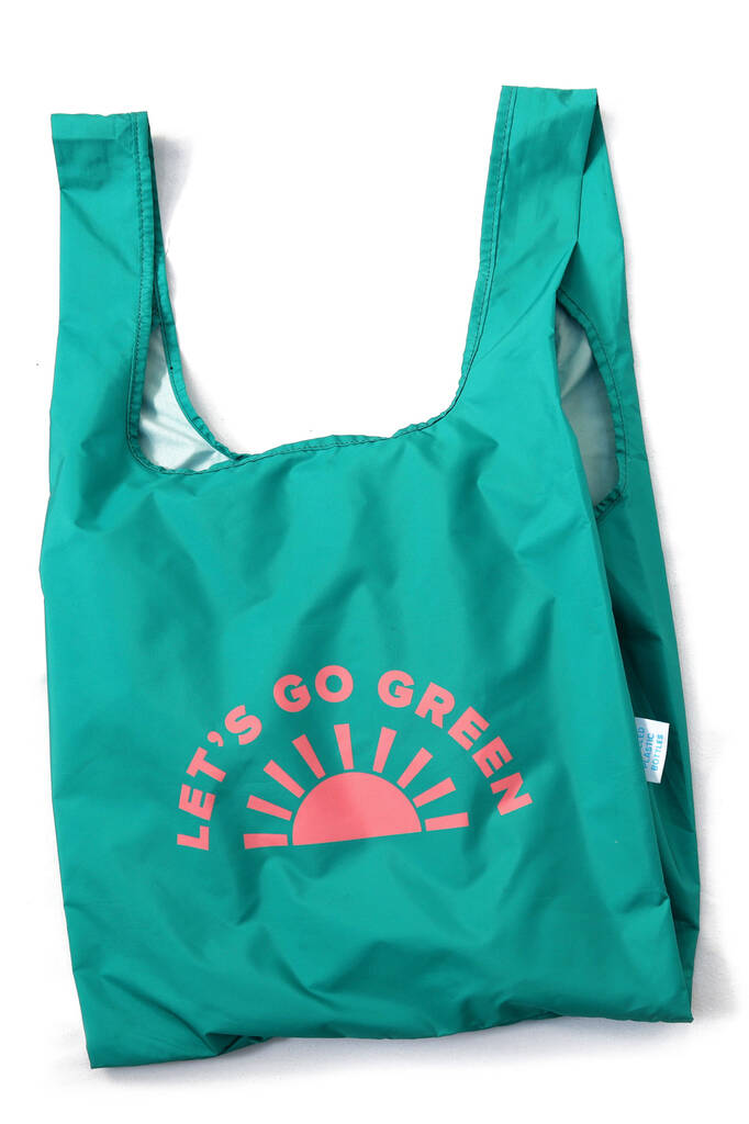 'Go Green' 100 Recycled Plastic Reusable Bag By KIND BAG