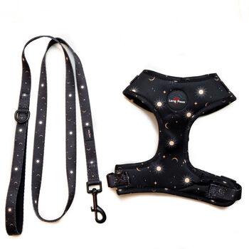 Long Paws Funk The Dog Harness Night Sky, 5 of 5