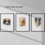 Personalised Watercolour Pet Portrait, thumbnail 3 of 7