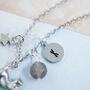 Personalised Cat Charm Necklace, thumbnail 3 of 4