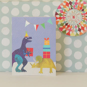 Dinosaur Mini Greetings Card By Kali Stileman Publishing ...