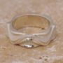 Silver Wave Design Ring, thumbnail 1 of 4