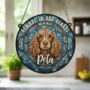 Cocker Spaniel Chocolate Memorial Suncatcher, thumbnail 3 of 6