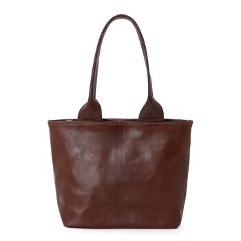Small Everyday Leather Tote Bag, 2 of 5