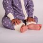 Snuggly Speckles Bamboo And Organic Cotton Zip Babygrow, thumbnail 1 of 4