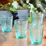 Luxury Frozen Blue Glassware Collection, thumbnail 3 of 5