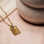 The Reevie Gold Sunburst Pendant Necklace, thumbnail 1 of 5