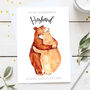 'Bear Hug Anniversary' Card For Your Wonderful Husband, thumbnail 3 of 3