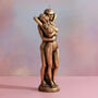 G Decor Lovers Embrace Romantic Bronze 3D Candle, thumbnail 2 of 4