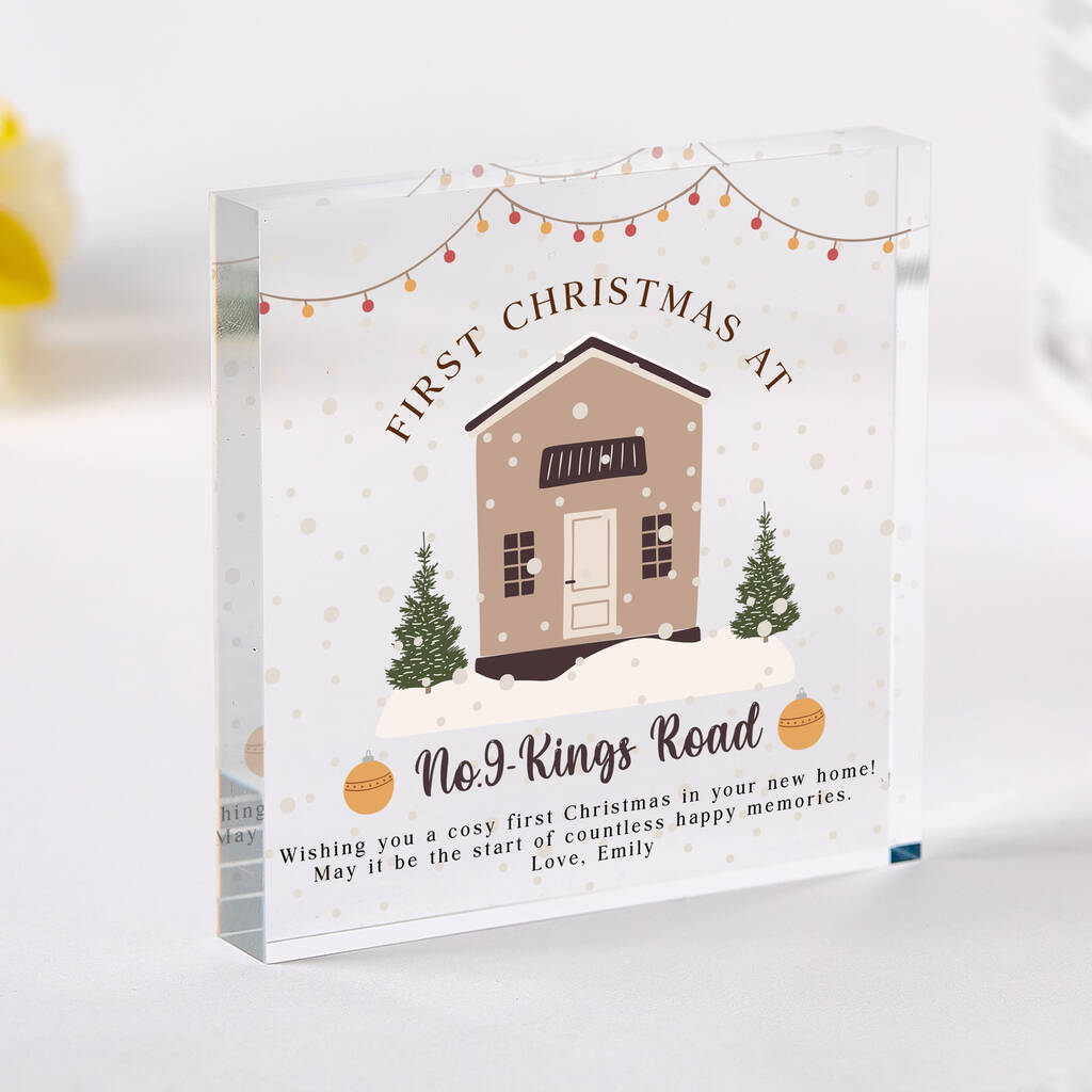 Personalised First Christmas New Home Gift, 1 of 2