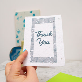 Plantable Seed Paper Thank You Card, 3 of 4