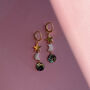 Handmade Shell Mother Of Pearl Star Moon Earrings, thumbnail 6 of 7