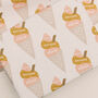 Personalised Ice Cream Wrapping Paper, thumbnail 1 of 2