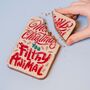 'Merry Christmas You Filthy Animal' Christmas Chocolate Bar, thumbnail 1 of 8
