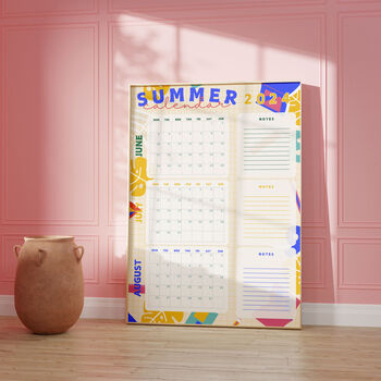 Summer Holiday Wall Planner 2024, Summer Bucket List, 2 of 9