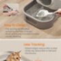 Enclosed Cat Litter Box Top Entry Xl Tray, thumbnail 4 of 6